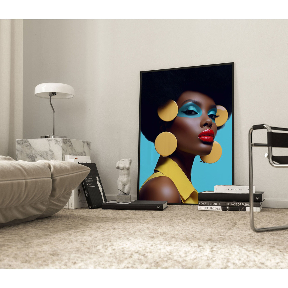 Retro Comic Style Pop Art Girls, Pop Art Wall Art, Woman Print, Trendy Pop Style,multicolored Print, Woman Wall Art, Artful Feminine Posters.jpg