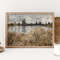 Vintage Living Room Landscape Painting Poster, Landscape Print, Lake Pond Art Poster, Claude Monet art, Wildflower Field Poster PS0316.jpg