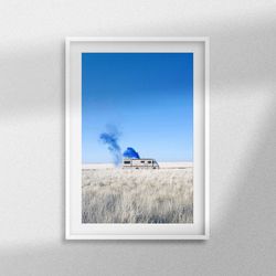 breaking bad rv poster 11 x 17, breaking bad print, breaking bad movie poster, jesse pinkman, heisenberg, walter white,