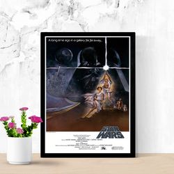 star wars movie poster 1977, vintage movie poster, vintage film art, classic movie poster, retro movie poster, star wars