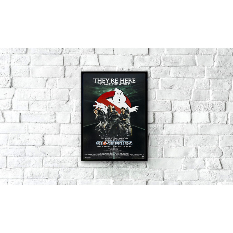 Ghostbusters Movie Poster 1984, Classic Movie Poster, 80's Vintage Movie Poster, Vintage Film Art Print, Movie Wall Art, Film Poster Print.jpg