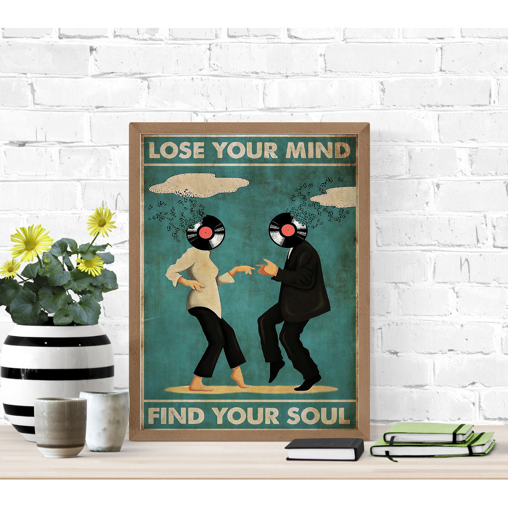 Pulp Fiction Lose Your Mind Find Your Soul Vintage Poster, Vintage Decor, Printable Wall Art, Pulp Fiction Poster, Vintage Print A2 A3 A4 A5.jpg
