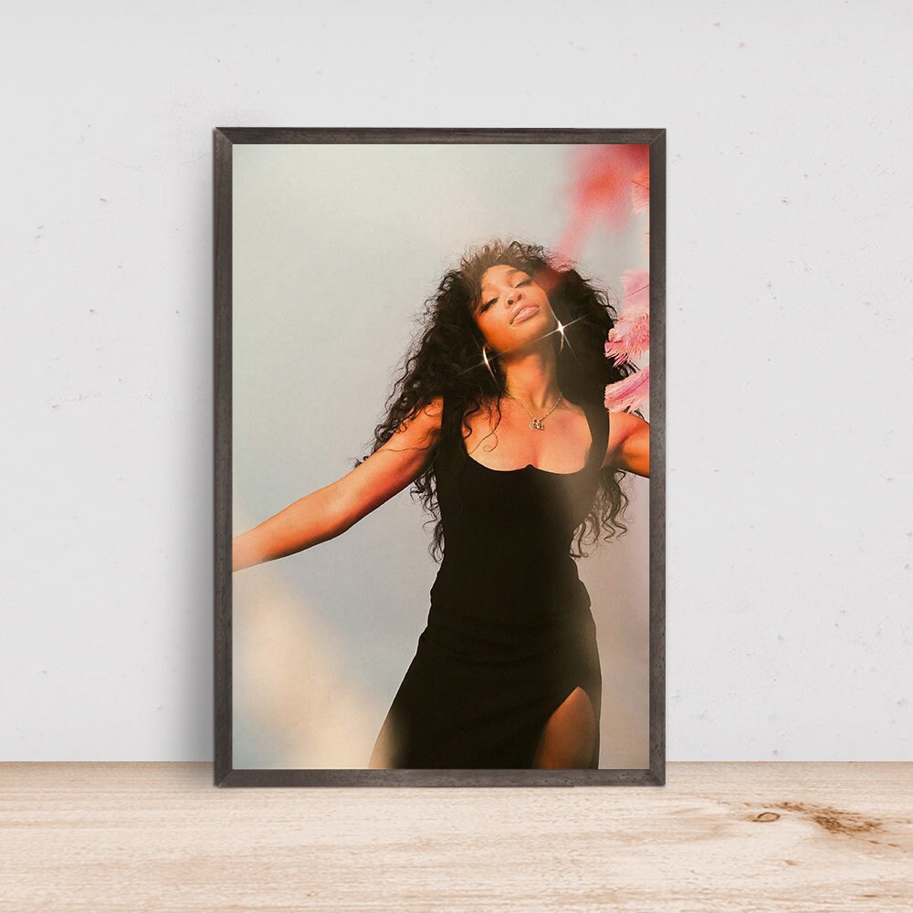 SZA Poster - Room Decor Wall Art - Canvas Fabric Print - Poster Gift.jpg