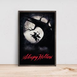 sleepy hollow movie poster, room decor, home decor, art poster for gift