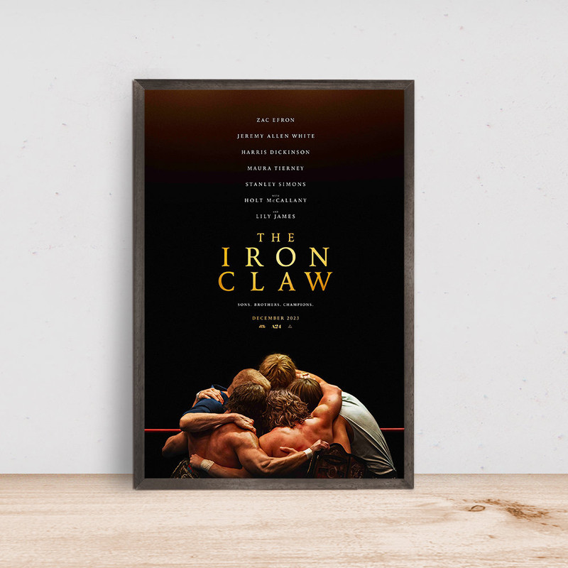 The Iron Claw Movie Poster Classic film-Poster Gift- Room Decor Wall Art.jpg