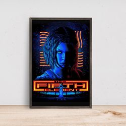 the fifth element movie poster, room decor, home decor, art poster for gift