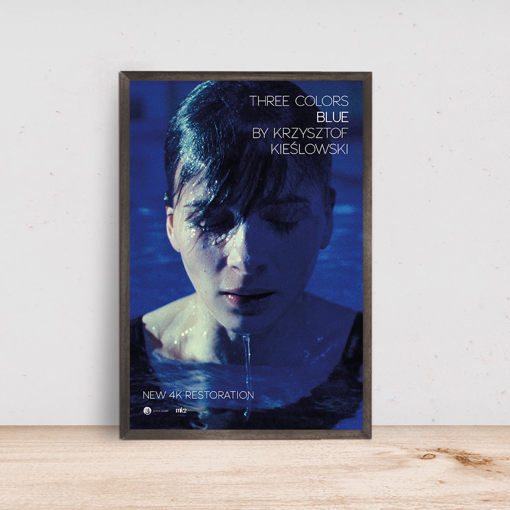 Three Colors Blue Movie Poster, Room Decor, Home Decor, Art Poster for Gift.jpg
