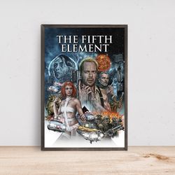 the fifth element movie poster, room decor, home decor, art poster for gift-1