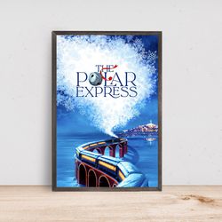 the polar express movie poster, room decor, home decor, art poster for gift-1
