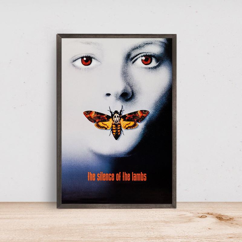 Silence of the lambs Movie Poster, Room Decor, Home Decor, Art Poster for Gift.jpg
