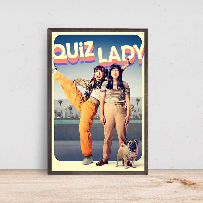 Quiz Lady Movie Poster - Room Decor Wall Art - Canvas Fabric Print - Poster Gift.jpg