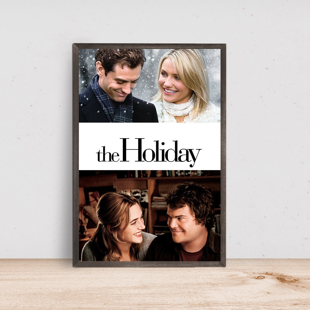 The Holiday Movie Poster - Room Decor Wall Art - Canvas Fabric Print - Poster Gift.jpg