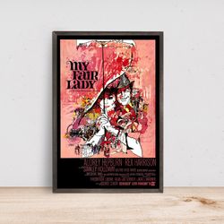 my fair lady movie poster, home decor, art poster for giftcustom personalized poster