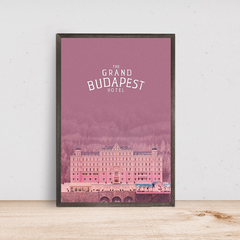 The Grand Budapest Hotel Movie Poster Classic film-Poster Gift- Room Decor Wall Art-1.jpg