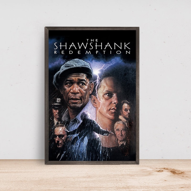 The Shawshank Redemption Movie Poster Classic film-Poster Gift- Room Decor Wall Art-1.jpg