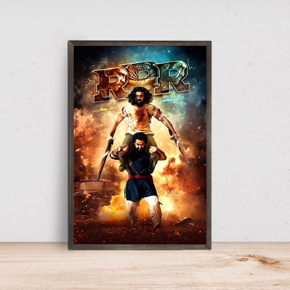 RRR Movie Poster, Room Decor, Home Decor, Art Poster for GiftCustom Personalized Poster.jpg
