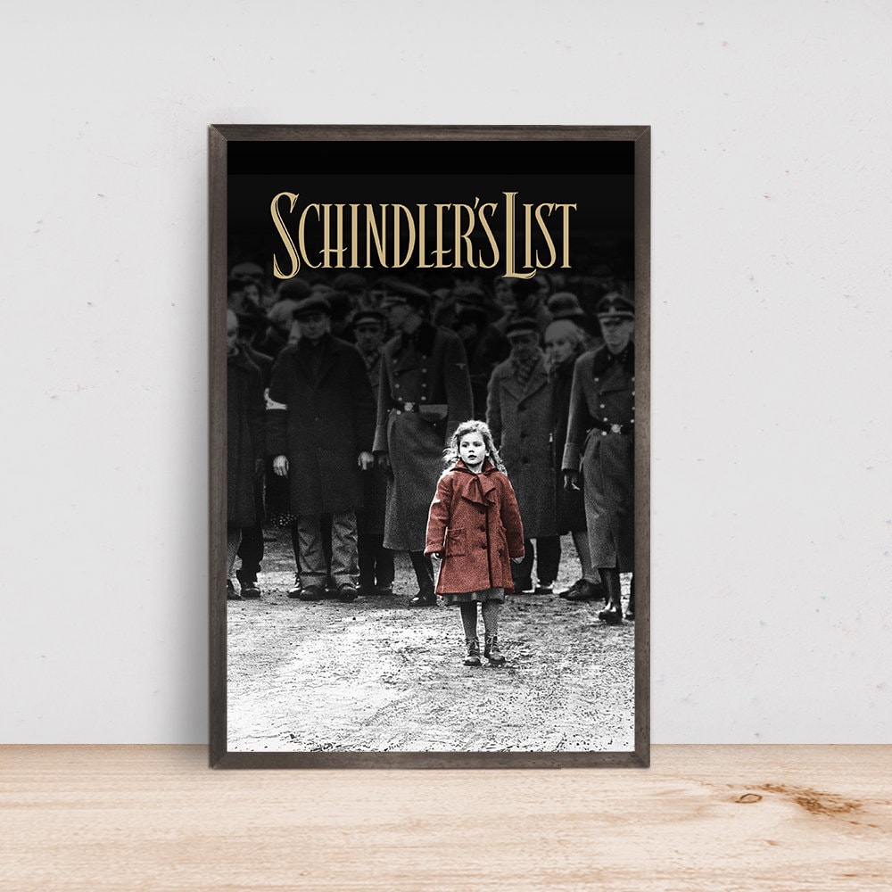 Schindler's List Movie Poster- Room Decor Wall Art - Canvas Fabric Print - Poster Gift-1.jpg