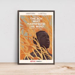 the boy who harnessed the wind movie poster, room decor, home decor, art poster for gift