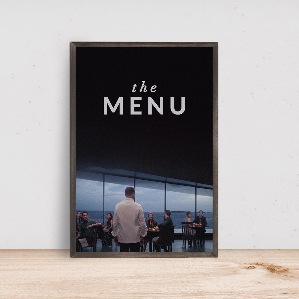 The Menu Movie Poster - 2022 Film - Room Decor Wall Art - Canvas Fabric Print - Poster Gift.jpg