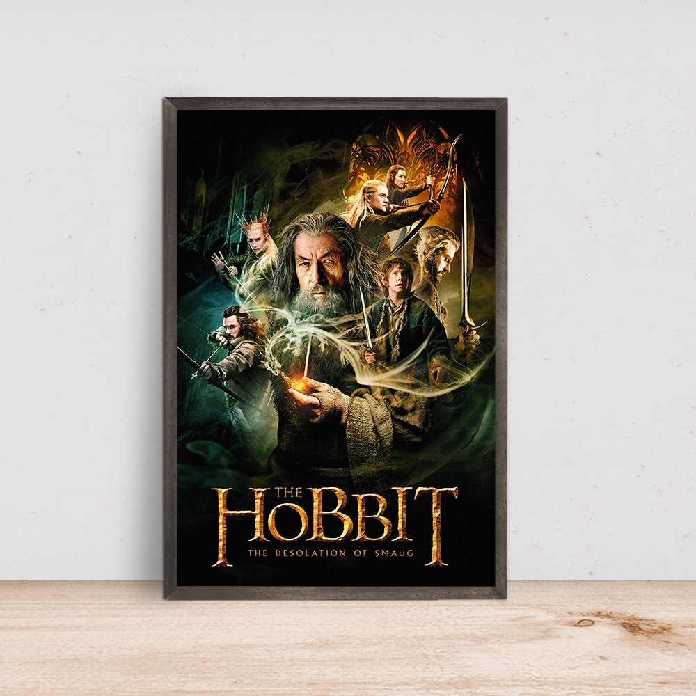 The Hobbit The Desolation of Smaug Movie Poster, Room Decor, Home Decor, Art Poster for Gift.jpg