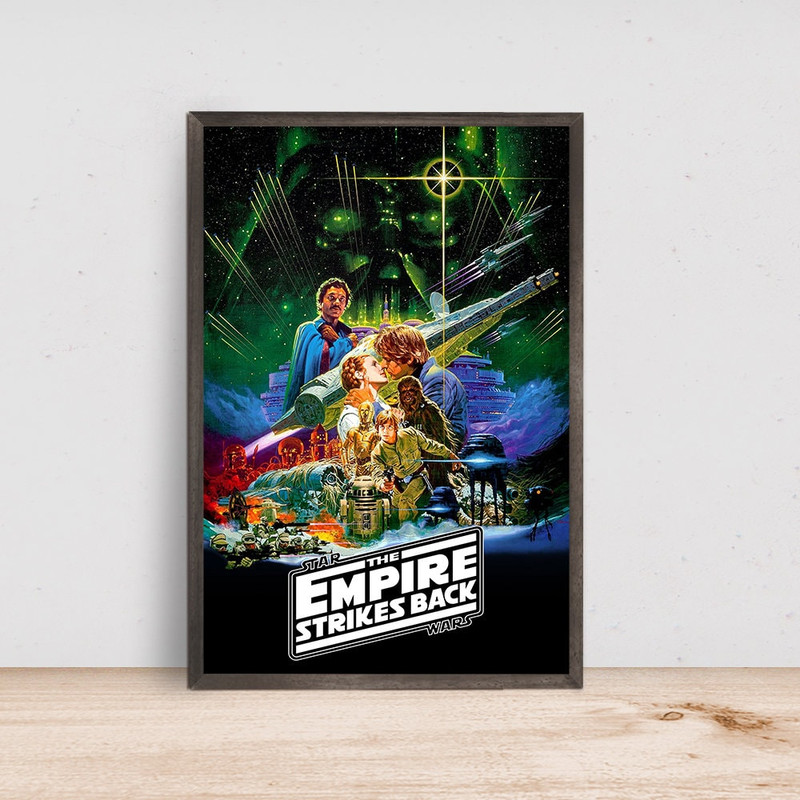 The Empire Strikes Back Star Wars Movie Poster, Room Decor, Home Decor, Art Poster for Gift-1.jpg