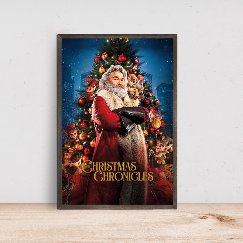 The Christmas Chronicles Movie Poster - Room Decor Wall Art - Canvas Fabric Print - Poster Gift.jpg