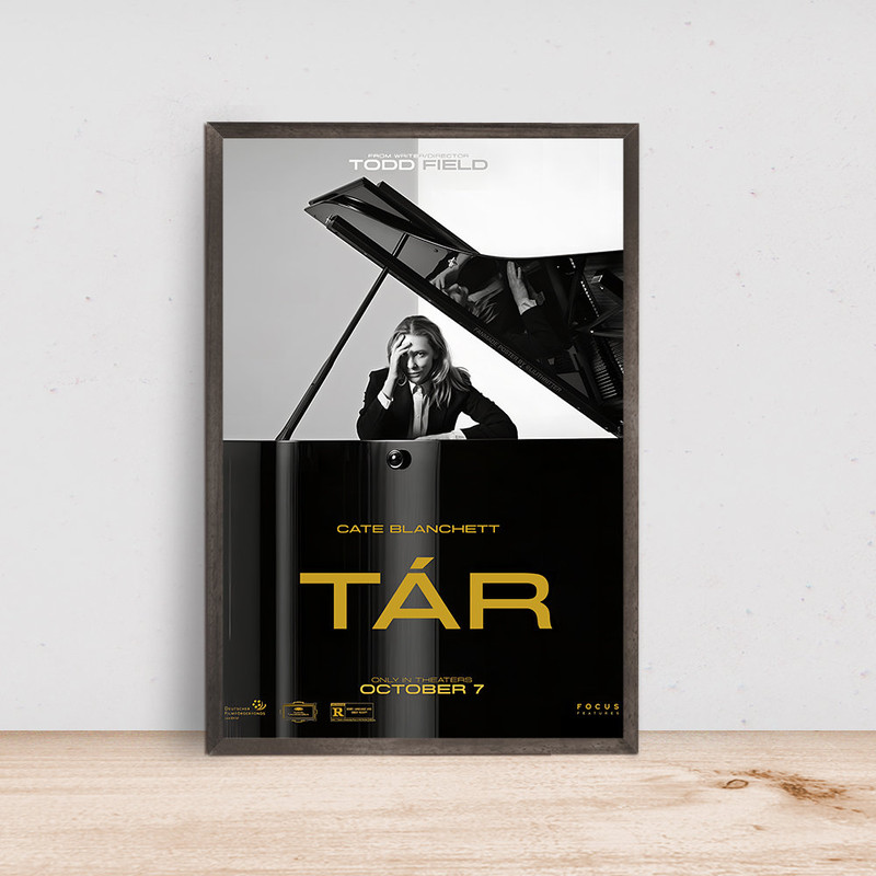 Tár Movie Poster Tar Movie Wall Art Cate Blanchett Classic film-Poster Gift- Room Decor Wall Art-2023 Film.jpg