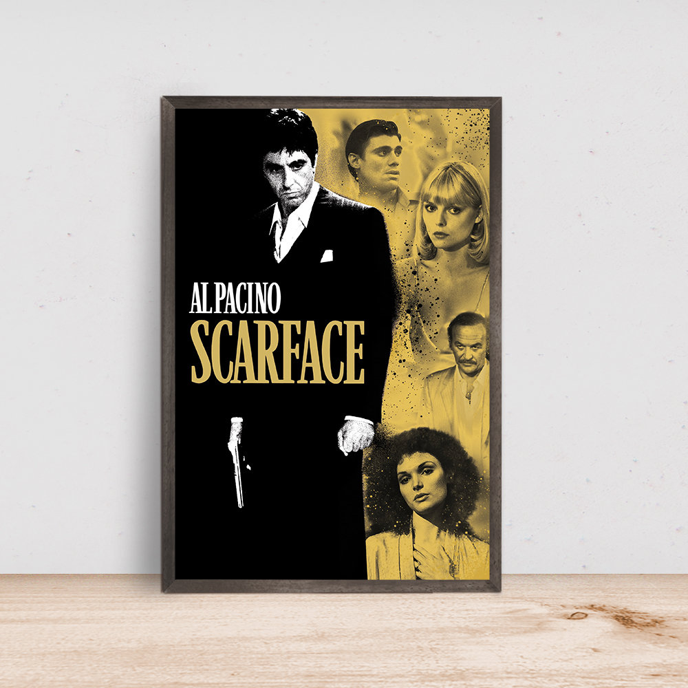 Scarface Movie Poster  Minimalist Movie Poster  Al Pacino, Room Decor, Home Decor, Art Poster for GiftCustom Personalized Poster-1.jpg