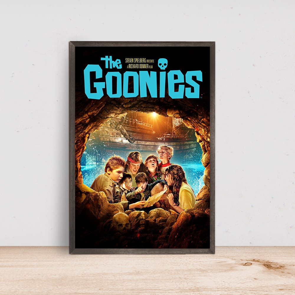The Goonies 1985 Movie Poster High Quality Print, Wall Art, Room Decor, Home Decor, Art Poster For Gift, Living Room Decor, Vintage Film Art-1.jpg