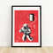 Astronaut with Camera - Matchbox Print - Aesthetic Wall Art - Vintage Eastern Europe Art - Matchbox Wall Poster - Vintage Poster Print.jpg