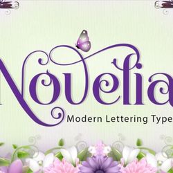 noveli font download, digital font, calligraphy font, script font, font bundle, instant download
