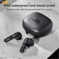 mzyJBL True Wireless Bluetooth Headphones Wave300 IPX2 Waterproof Earphones Touch Control Headset Built-in Mic For Phone