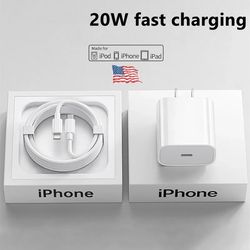 PD 20W Fast Charger Type-C Quick Charge For Apple iPhone 14 13 12 11 Magnetic Wireless Chargers USB C Lightning Cable