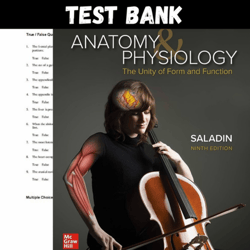 Latest 2023 Anatomy & Physiology The Unity of Form and Function 9th Edition by Kenneth S. S Test bank All Chapters