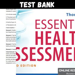 Latest 2023 Essential Health Assessment 2nd Edition Thompson Test bank All Chapters