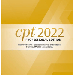 CPT Professional 2022 by American Medical Association (2021, Spiral)