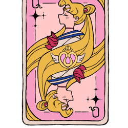 sailor moon queen card