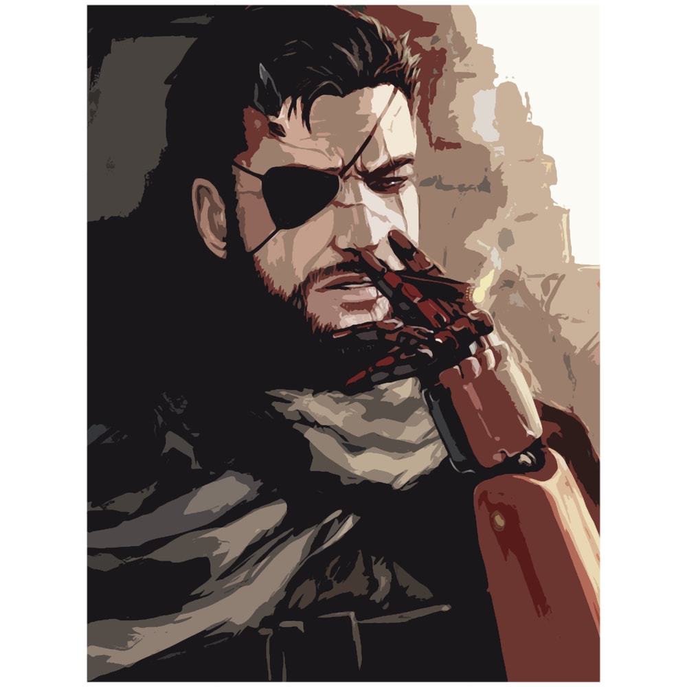 Metal Gear Solid V - (MGSV)Snake Smoking.png