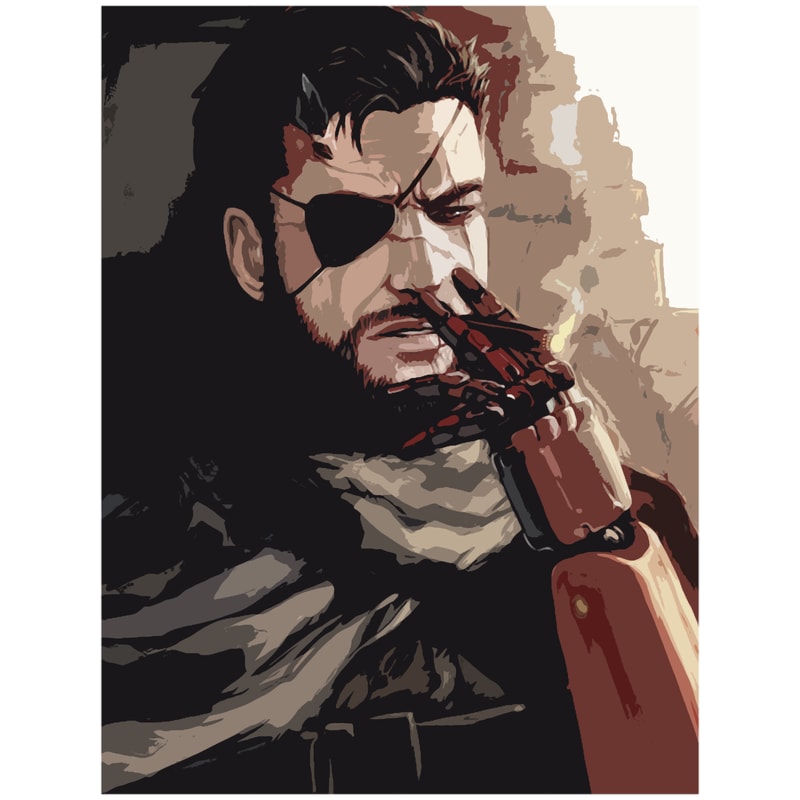 Metal Gear Solid V - (MGSV)Snake Smoking.png