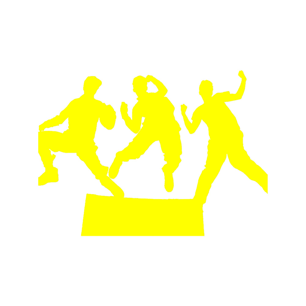 Beastie Boys - Licensed To Ill Yello Silhouette.png