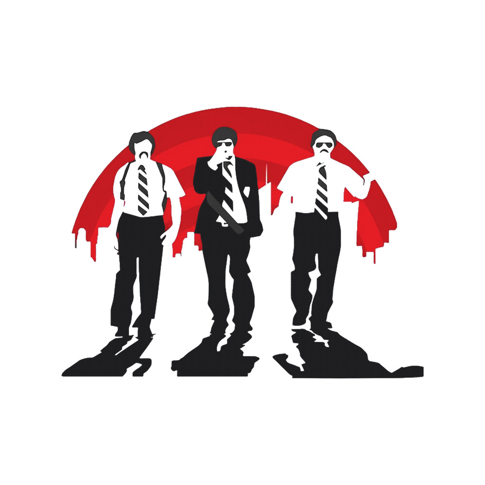 Beastie Boys Band Fitted V-Neck .png