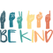 Be Kind Hand Sign Language Teachers Retro Interpreter ASL.png