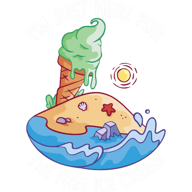 I_m Only Here For The Free Ice Cream Vintage Icecream Sayings (2).png