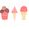 I_m Only Here For The Free Ice Cream Vintage Icecream Sayings(9).png