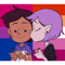 lumity kiss with bisexual and lesbian pride flags, the owl house season two.png