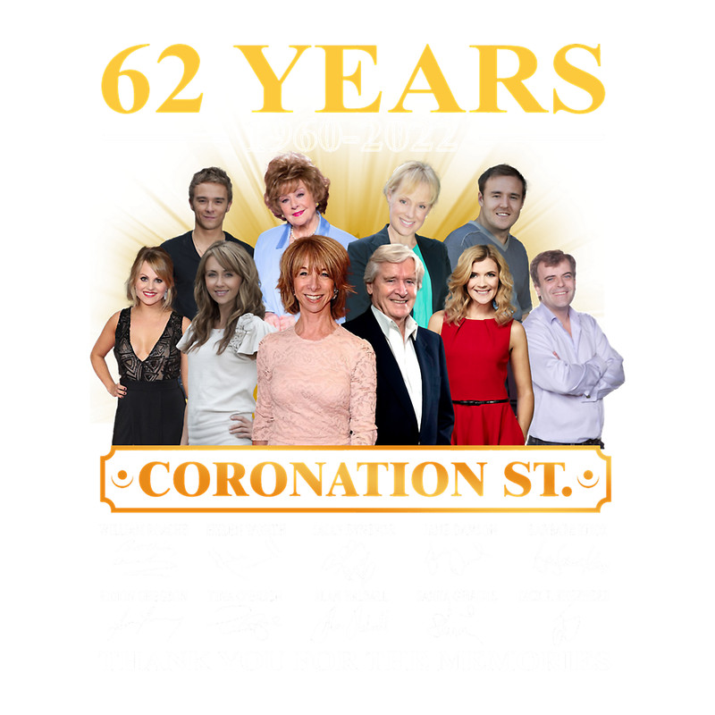 62 years 1960 2022 Coronation St thank you for the memories shirt.png