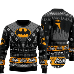 batman merry ugly christmas love superhero sweater 3d printed