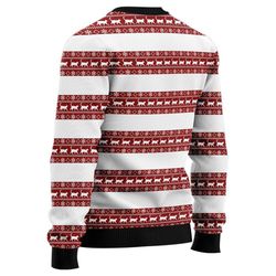black cat snowflake merry christmas premium sweater 3d printed