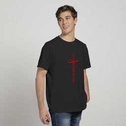 cool jesus cross gift for men women funny christian faith t-shirt
