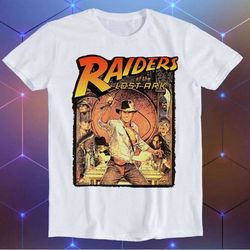 raiders of lost ark indiana jones film tee meme movie music cool funny gift t shirt